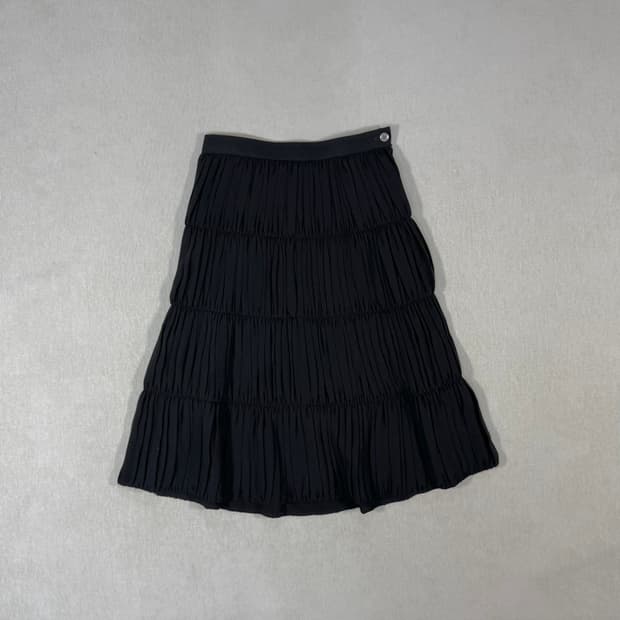 Tiered Midi Skirt