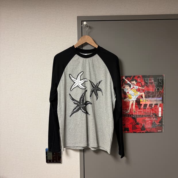더콜디스트모먼트 TCM starfish raglan long sleeve