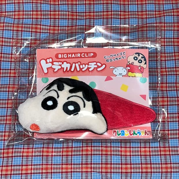 [미개봉 새상품] 짱구 봉제인형 머리핀