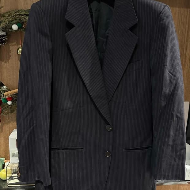 Ermenegildo Zegna 울 스트라이프 자켓