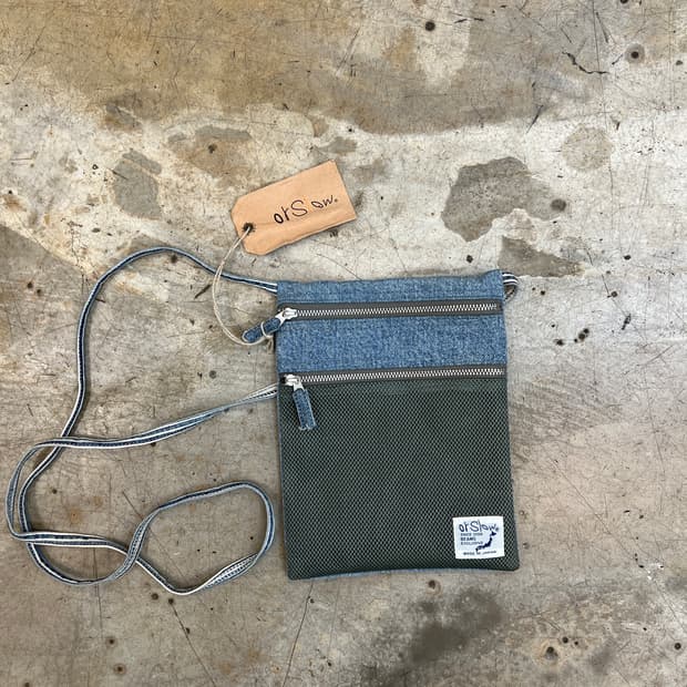 orslow x beams 데님 메쉬 사코슈