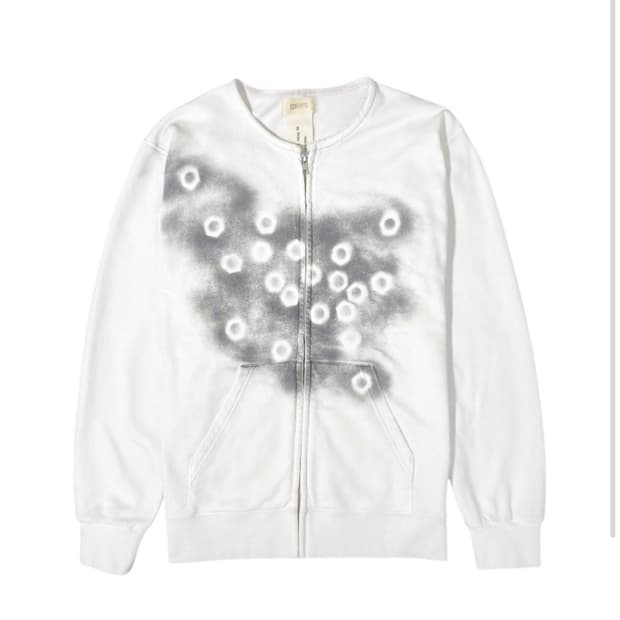 이지앤아트 nut sprayed zip-up