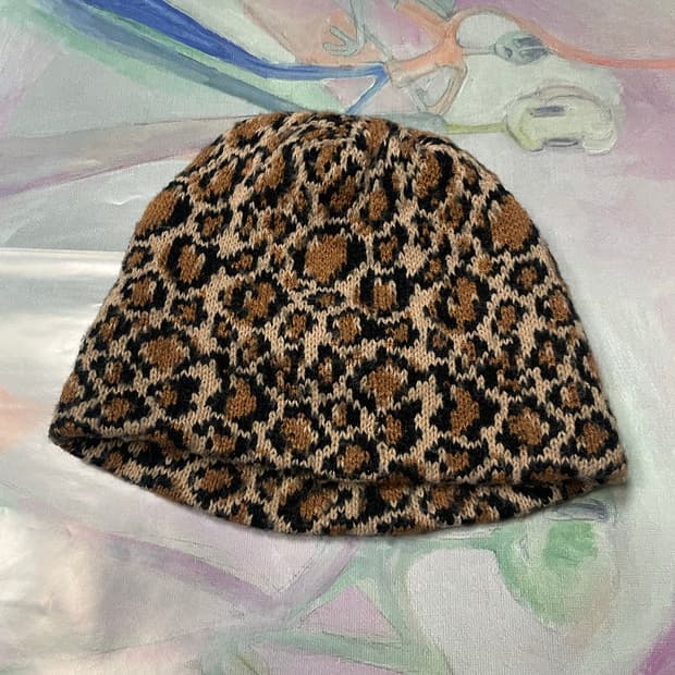 Leopard Beanie