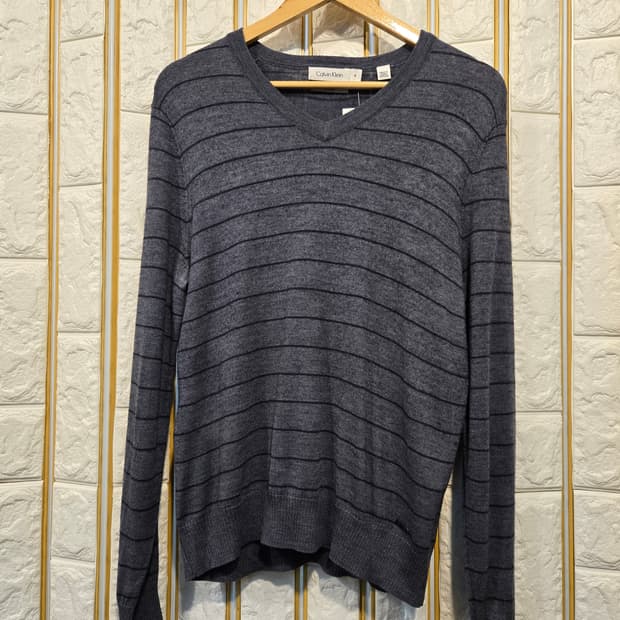 캘빈클라인 남성 울 니트 새상급 M