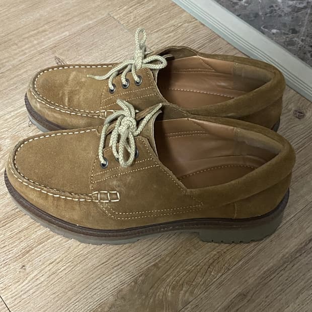 자라 레더 보트슈즈 40