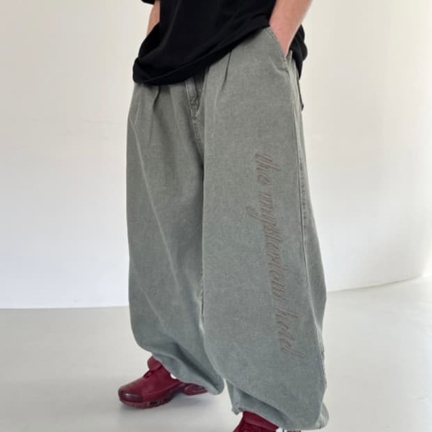 더미스테리어스호텔 옥스포드 워싱 팬츠 1사이즈