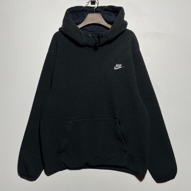 나이키 뽀글이 플리스 후드티