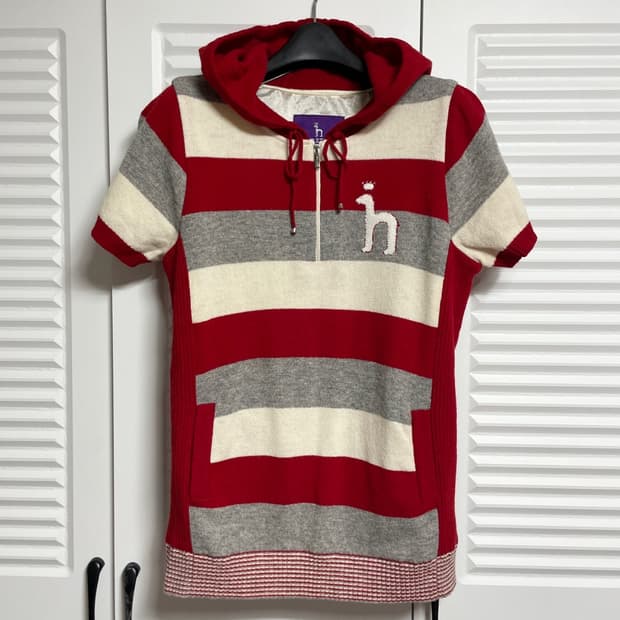 헤지스 골프 방풍 니트