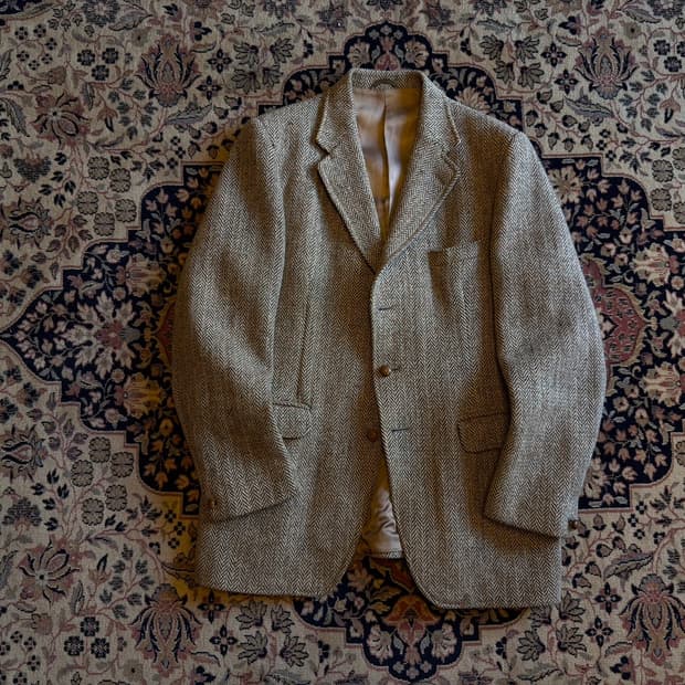 DUUN&CO 해리스 트위드 테일러드 자켓 100