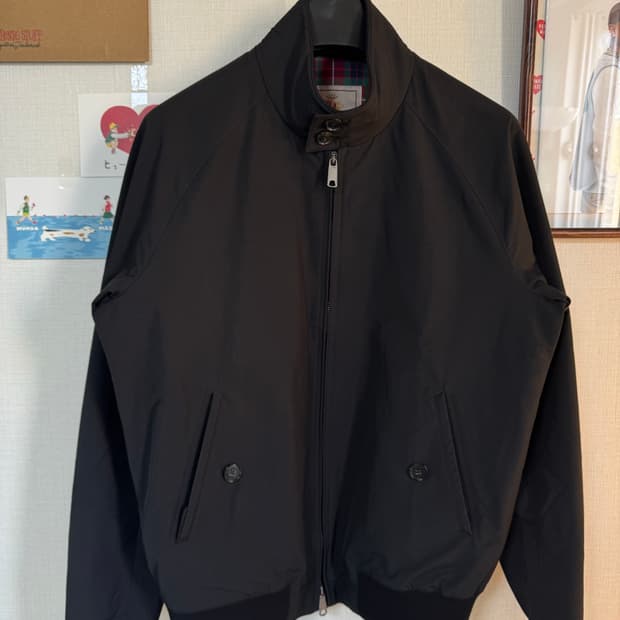 [40]바라쿠타 G9 해링턴 자켓 블랙