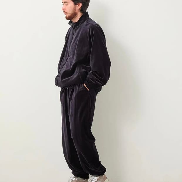 25FW 캡틴선샤인 코튼 벨벳 블루종 네이비 4사이즈(40)