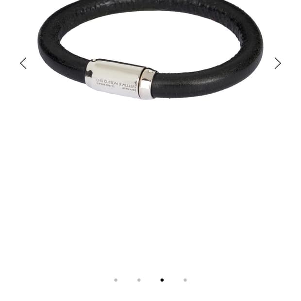 Magnetic Leather Bracelet 