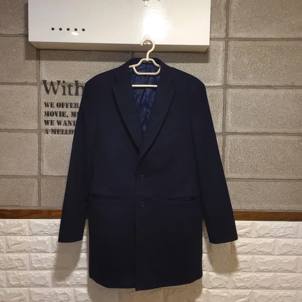 킨록앤더슨 캐시미어 2버튼 코트 105