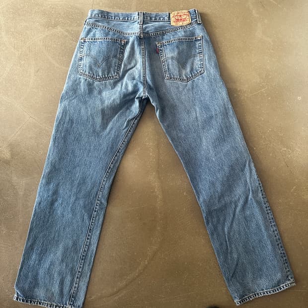 리바이스 501 데님 팬츠 made in mexico w36