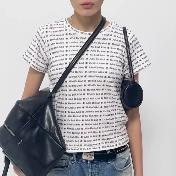 알프레드) IRON CROSS RIBBED T-SHIRT (W)