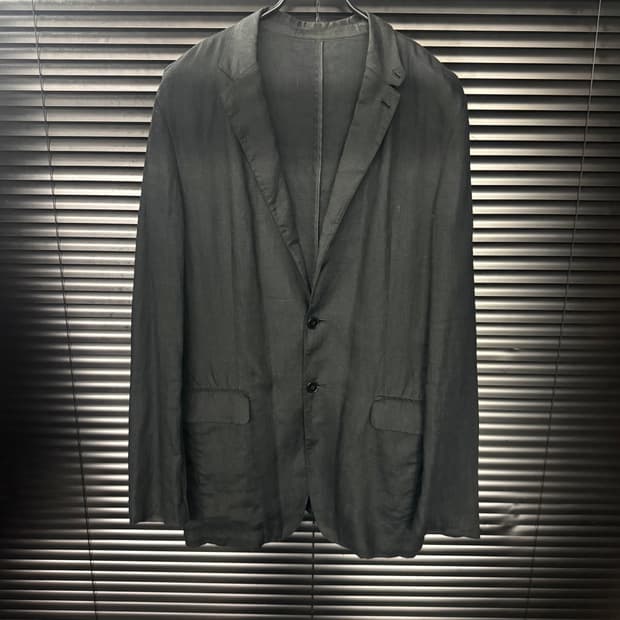 DKNY 도나카란 린넨 마 블레이져 마이 블랙 검정 S 90 여름 자켓