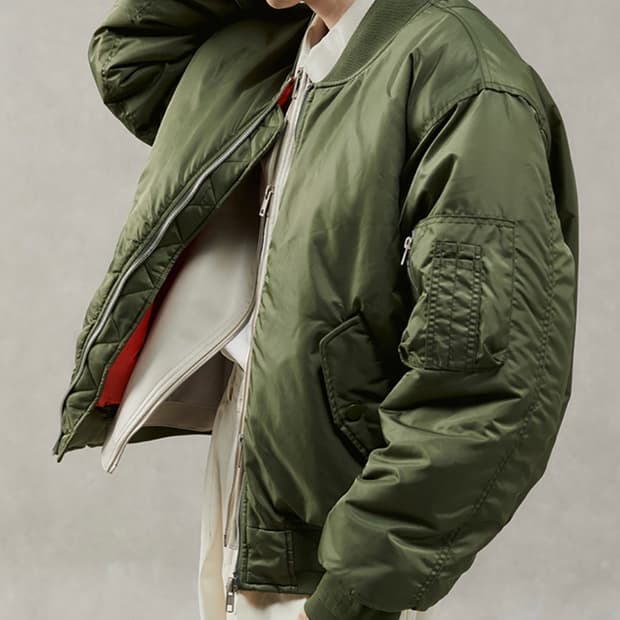 언아웃핏 봄버 블루종/MA-1