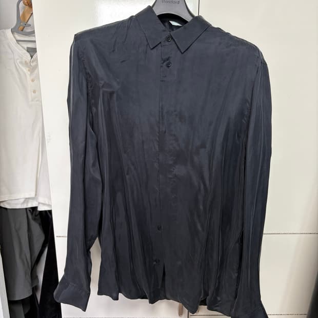 cos 텐셀 실크 셔츠 L