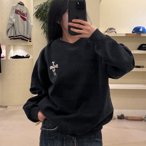 도그타운 드래곤 빅로고 맨투맨 U90