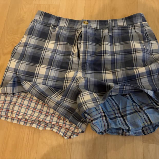 아조바이아조 체크바지