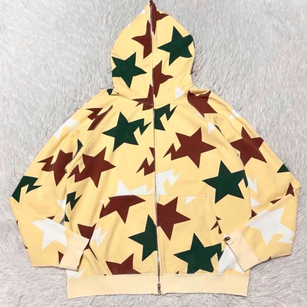 베이프 스타 후드집업