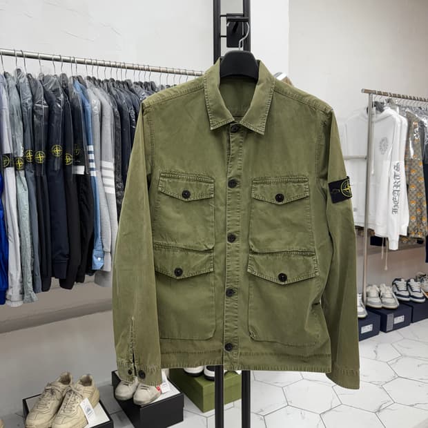 [L] 스톤아일랜드 4포켓 오버셔츠 