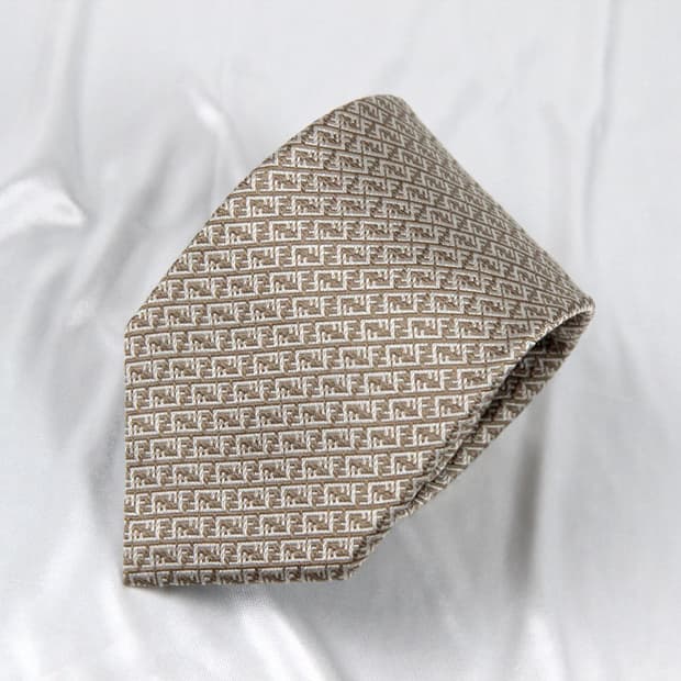 펜디 8.7cm S등급 FF로고 남자 명품 넥타이