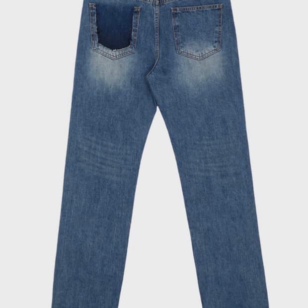 서피스에디션 데님 lost straight denim pants s사이즈