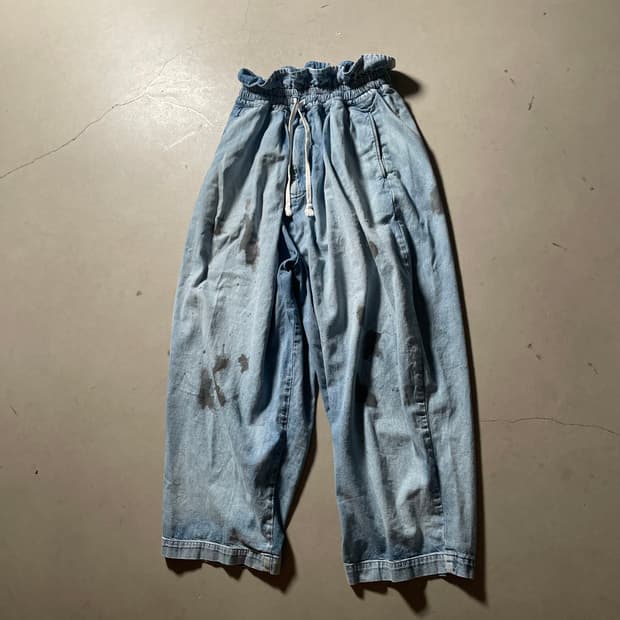 My Beautiful Landlet  Wide Denim pants