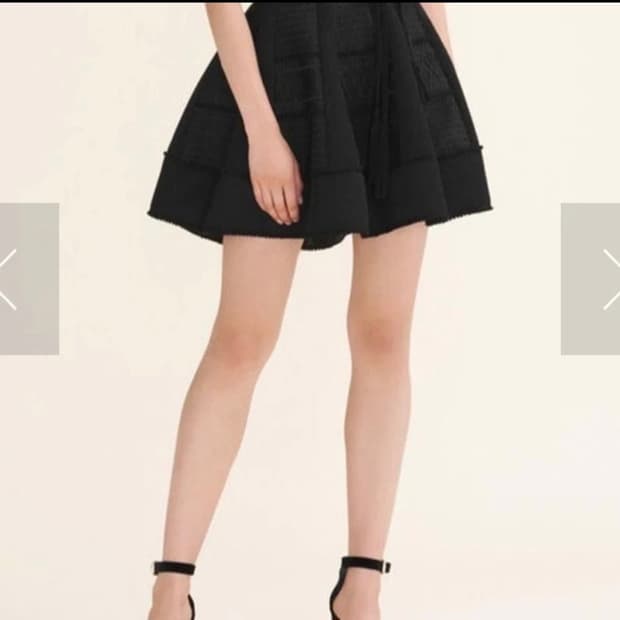 Maje 마쥬 Jump Honeycomb Knit Skirt