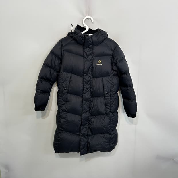 블랙야크 키즈 오리털 롱패딩 145빵빵함 블랙