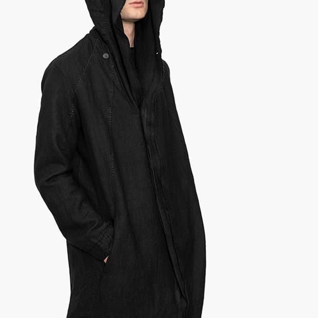 Masnada wool hooded coat