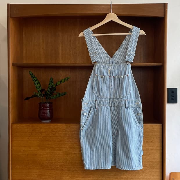 Back n Forth Jean Overall Dress