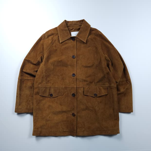 더 코인 혹스 스킨 브라운 스웨이드 자켓(M)