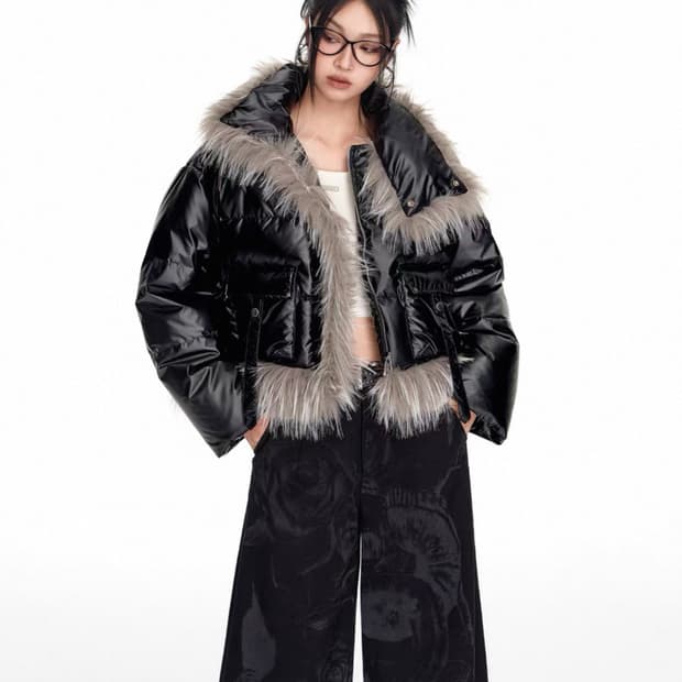 WESAME LAP 퍼 트리밍 패딩