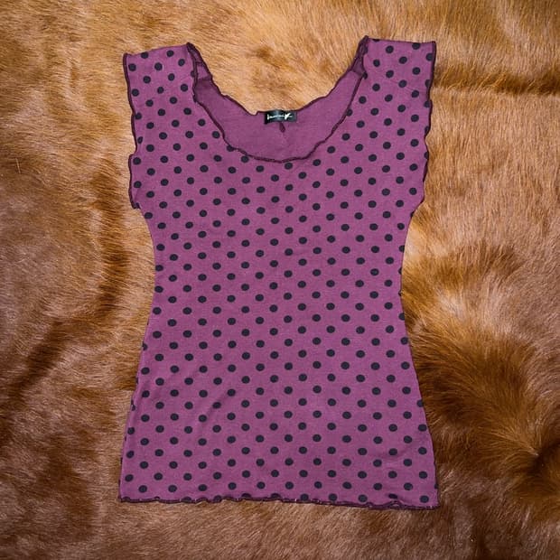 도트 캡 슬리브 탑