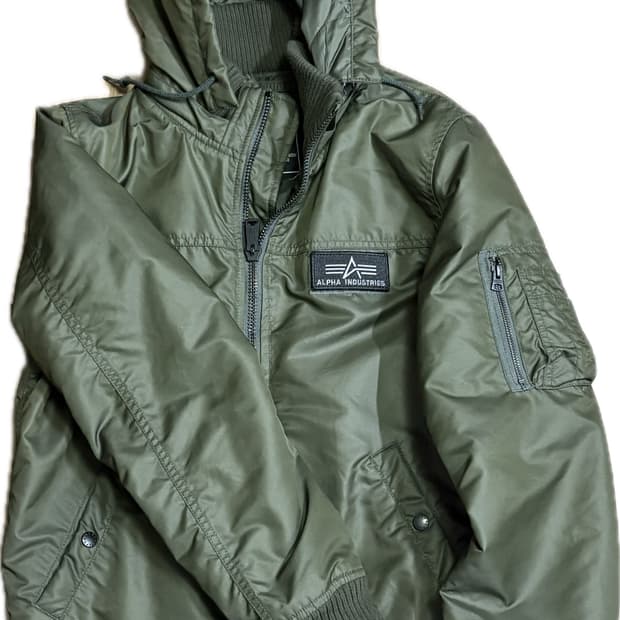 알파인더스트리 후드 항공 점퍼