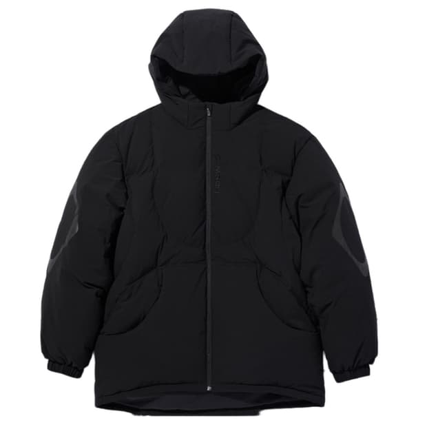 미스치프 롬버스 후디드 패딩 블랙 L