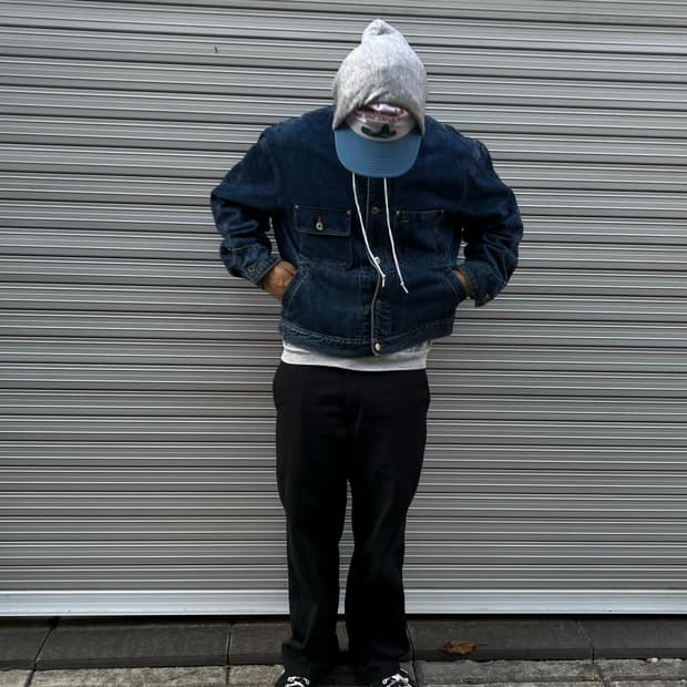 USA Made)80s PRL Dungarees Denim Jacket