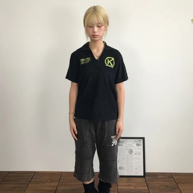 Oblo Design Graphic Polo T-Shirt