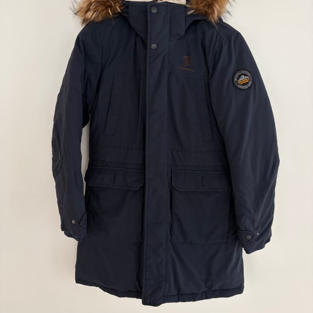 빈폴 아웃도어 네이비 구스 패딩