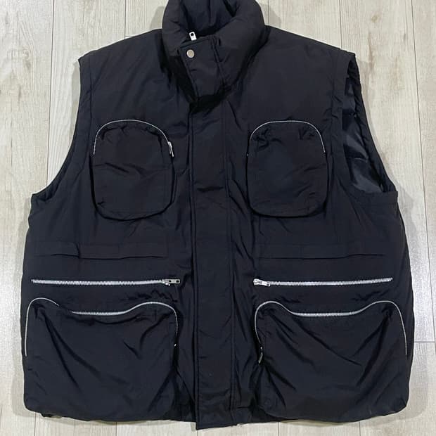 [FREE] 드윕 dweeb 오버사이즈 패딩 베스트 조끼 블랙