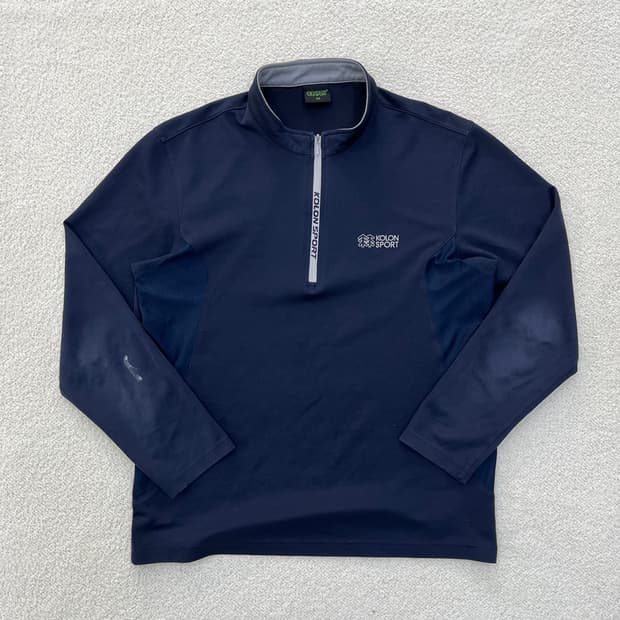 95 코오롱스포츠 반집업 기능성 티셔츠 0304M