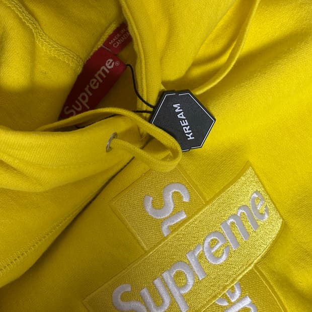 슈프림 크로스박스 로고 후드