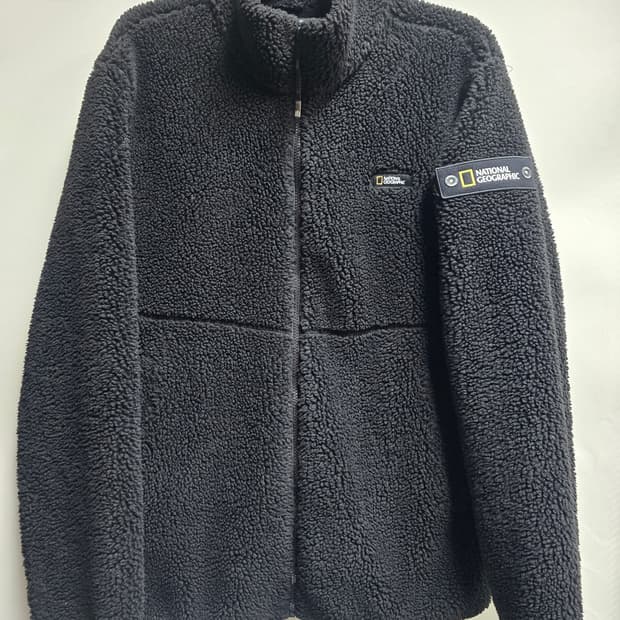 내셔널지오그래픽 플리스 XXL 검정 (공용)