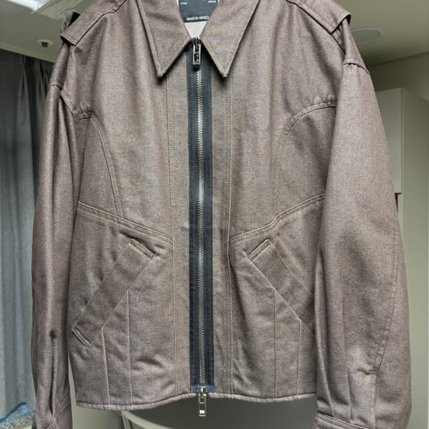 메종미네드 데님 트러커 (브라운)