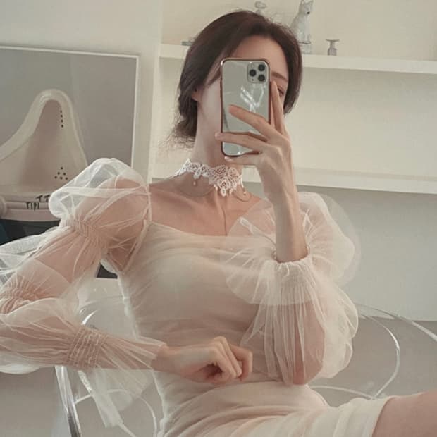라벨르블랑 벨라 퍼프 원피스