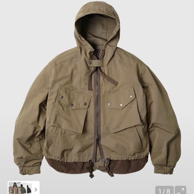 프리즘웍스 스목 후디드 파카 