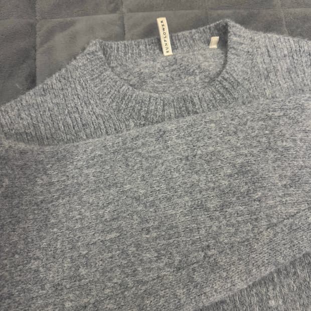 선플라워 24fw 야크 니트 그레이 (L)