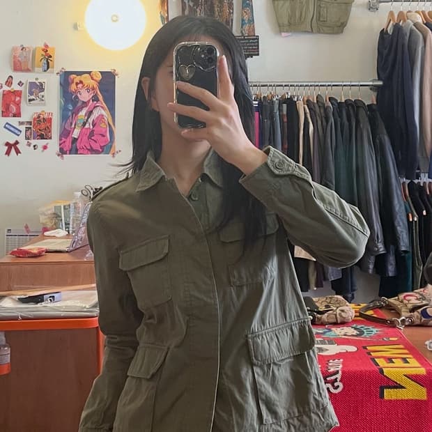 올리브 플랩포켓 셔츠 [무배]